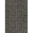 Product Image of Geometric Distressed Grey, Distressed Black - Reverspective Area-Rugs
