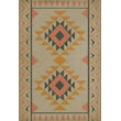 Product Image of Southwestern Cream, Distressed Black, Gold - Walkabout Area-Rugs