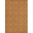 Product Image of Geometric Orange, Cream - My Illuminated Soul Area-Rugs