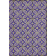 Product Image of Geometric Purple, Cream - Waltzing with Violets in Our Hair Area-Rugs