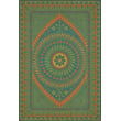 Product Image of Contemporary / Modern Green, Orange, Gold - Guard Friendship Area-Rugs