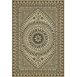 Product Image of Contemporary / Modern Cream, Distressed Black - Know Thyself Area-Rugs