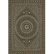 Product Image of Contemporary / Modern Distressed Black, Cream - The All Seeing Eye Area-Rugs