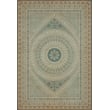 Product Image of Contemporary / Modern Blue, Distressed Grey, Cream - Think as a Mortal Area-Rugs