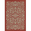 Product Image of Contemporary / Modern Red, Cream - Mozart Area-Rugs
