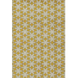 Product Image of Geometric Spicher and Company &middot; Classic Vintage Vinyl &middot; Pattern 79 &middot; Yellow, Cream - Guys and Dolls Area-Rugs