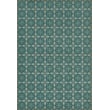 Product Image of Contemporary / Modern Distressed Blue, Cream - Oceanside Inn Area-Rugs