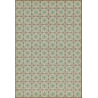 Product Image of Contemporary / Modern Cream, Distressed Grey, Blue - The Soda Fountain Area-Rugs