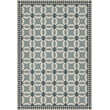 Product Image of Contemporary / Modern Spicher and Company &middot; Folk Art Museum Vintage Vinyl &middot; Wedding Ring &middot; Blue, Beige - Evangeline Area-Rugs