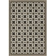 Product Image of Contemporary / Modern Spicher and Company &middot; Folk Art Museum Vintage Vinyl &middot; Wedding Ring &middot; Distressed Black, Beige - Imogen Area-Rugs