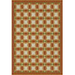Product Image of Contemporary / Modern Spicher and Company &middot; Folk Art Museum Vintage Vinyl &middot; Wedding Ring &middot; Red, Yellow, Beige - Leonora Area-Rugs