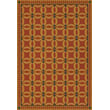 Product Image of Contemporary / Modern Red, Yellow, Distressed Black - Persephone Area-Rugs