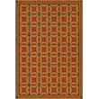 Product Image of Contemporary / Modern Spicher and Company &middot; Folk Art Museum Vintage Vinyl &middot; Wedding Ring &middot; Red, Yellow, Distressed Black - Persephone Area-Rugs