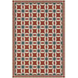 Product Image of Contemporary / Modern Beige, Red, Blue - Ramona Area-Rugs