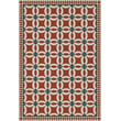 Product Image of Contemporary / Modern Spicher and Company &middot; Folk Art Museum Vintage Vinyl &middot; Wedding Ring &middot; Beige, Red, Blue - Ramona Area-Rugs
