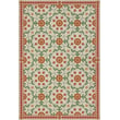 Product Image of Floral / Botanical Beige, Red, Green - Contemplation Area-Rugs