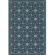Product Image of Floral / Botanical Spicher and Company &middot; Folk Art Museum Vintage Vinyl &middot; Whig Rose &middot; Blue - Going Beyond the Seas Area-Rugs