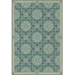 Product Image of Floral / Botanical Spicher and Company &middot; Folk Art Museum Vintage Vinyl &middot; Whig Rose &middot; Blue, Beige - Life is a Journey Area-Rugs