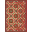 Product Image of Floral / Botanical Spicher and Company &middot; Folk Art Museum Vintage Vinyl &middot; Whig Rose &middot; Red, Beige, Purple - The Flaming Heart Area-Rugs