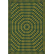 Product Image of Contemporary / Modern Spicher and Company &middot; Folk Art Museum Vintage Vinyl &middot; Sunburst &middot; Green - And Sit on a Green Knoll Area-Rugs