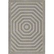 Product Image of Contemporary / Modern Spicher and Company &middot; Folk Art Museum Vintage Vinyl &middot; Sunburst &middot; Grey, Beige - Buffeting Gusts of Wind Area-Rugs
