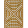 Product Image of Contemporary / Modern Spicher and Company &middot; Folk Art Museum Vintage Vinyl &middot; Sunburst &middot; Yellow, Beige - The Sun has Risen Area-Rugs