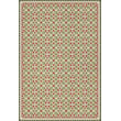 Product Image of Contemporary / Modern Beige, Red, Green - Flowers in the Mirror Area-Rugs