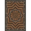 Product Image of Contemporary / Modern Antiqued Brown, Grey - They Rise Behind Her Steps Area-Rugs
