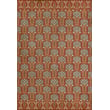 Product Image of Contemporary / Modern Red, Cream, Blue - Loves Last Adieu Area-Rugs