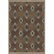 Product Image of Geometric Cream, Distressed Grey, Antiqued Brown - Foraker Area-Rugs