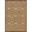 Product Image of Geometric Antiqued Brown, Cream - Hunter Area-Rugs