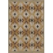 Product Image of Geometric Cream, Antiqued Brown, Distressed Black - Mather Area-Rugs