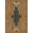 Product Image of Geometric Antique Brown, Distressed Black - Spirit of Things Area-Rugs