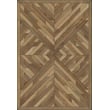 Product Image of Geometric Spicher and Company &middot; Norwegian Wood Vintage Vinyl &middot; Nile &middot; Antiqued Brown - Seek the Brook Area-Rugs