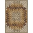 Product Image of Geometric Spicher and Company &middot; Norwegian Wood Vintage Vinyl &middot; Wicklow &middot; Cream, Brown - Camaderry Area-Rugs