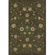 Product Image of Floral / Botanical Spicher and Company &middot; Williamsburg Vintage Vinyl &middot; Floral &middot; Distressed Black, Cream, Green - Emma Area-Rugs