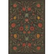 Product Image of Floral / Botanical Distressed Chocolate, Red, Green - Susannah Area-Rugs