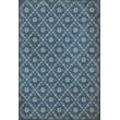 Product Image of Floral / Botanical Blue, Distressed Grey - Colden Area-Rugs