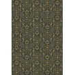 Product Image of Floral / Botanical Distressed Black, Green, Yellow - Benevolus Area-Rugs