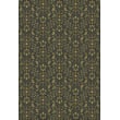 Product Image of Floral / Botanical Spicher and Company &middot; Williamsburg Vintage Vinyl &middot; Franklin &middot; Distressed Black, Green, Yellow - Benevolus Area-Rugs