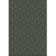 Product Image of Floral / Botanical Spicher and Company &middot; Williamsburg Vintage Vinyl &middot; Franklin &middot; Distressed Black, Blue - Junto Area-Rugs