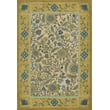 Product Image of Floral / Botanical Gold, Green, Blue - Sanganer Area-Rugs