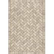 Product Image of Contemporary / Modern Spicher and Company &middot; Williamsburg Vintage Vinyl &middot; Herringbone &middot; Cream - Grand Illumination Area-Rugs