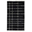 Solo Rugs Paris S-3386 Black decorative hand-knotted rug featuring an elegant black backdrop with intricate geometric patterns in white.