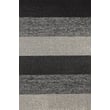Product Image of Striped Chilewich &middot; Shag &middot; Marbled Stripe &middot; White, Grey, Black (Salt and Pepper) Area-Rugs