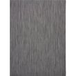 Chilewich Woven Mini Basketweave Light Grey (015) rug featuring a subtle grey pattern in a modern, minimalist setting.