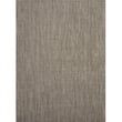 Chilewich Woven Mini Basketweave Soapstone 017 rug in a subtle gray tone, showcasing intricate woven texture, neatly placed on a floor.
