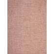 Chilewich Woven Mini Basketweave Cinnamon (044) rug in a rich cinnamon tone, showcasing intricate texture ideal for modern interiors.