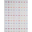 Chilewich Woven Sampler Multi 001 rug with multicolor pattern in durable woven material, suitable for modern interiors and eclectic decor.