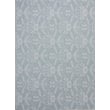 Elegant Chilewich for Martha Stewart Woven Damask Sea rug, featuring a sophisticated blue and white damask pattern, ideal for living spaces.